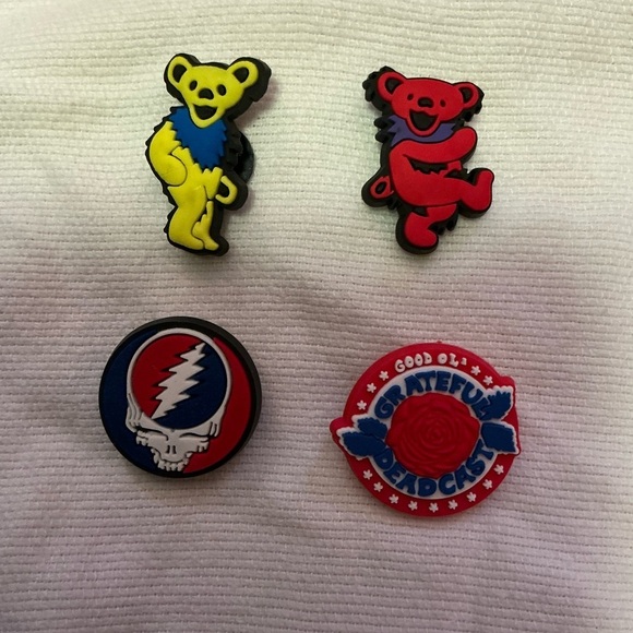 Grateful Dead Jibbitz croc charms NWOT - Picture 5 of 5
